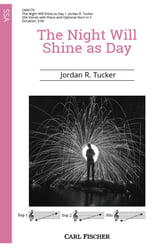 The Night Will Shine as Day SSA choral sheet music cover